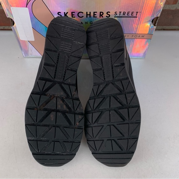 SKECHERS Million Air Elevated Air Black WEDGE SNEAKER SHOES Women’s US 11 M - Picture 7 of 9